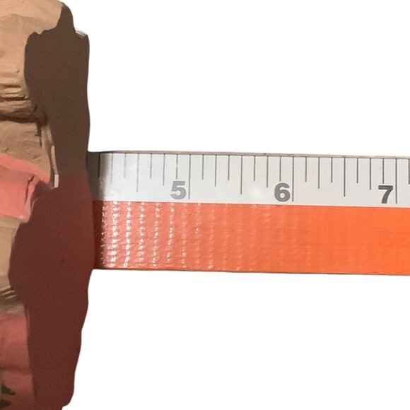 Vtg Resin Rabbit Pair Hand Painted Figurine Girl and Boy Bunnies 4" x 4" - Picture 3 of 5